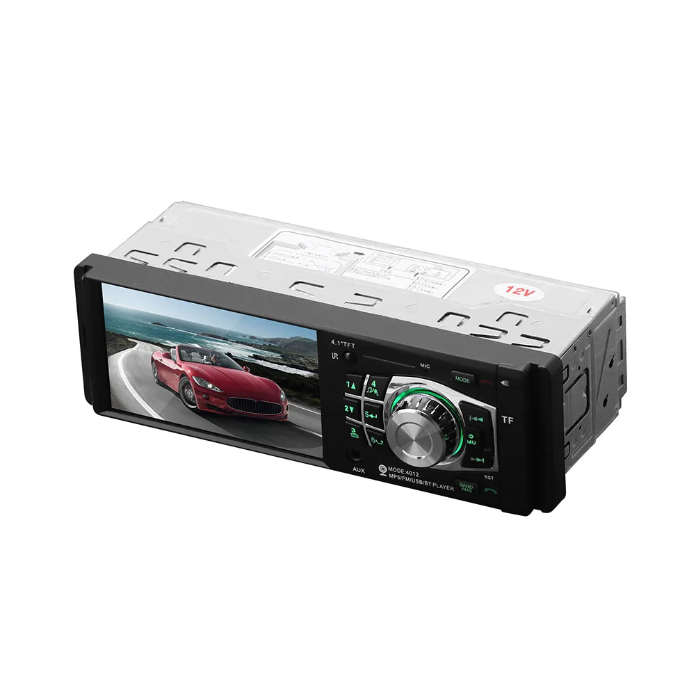 4012B 1 Din стерео приемник аудио FM передатчик Bluetooth автомобиля MP5/MP4/MP3 плеер U диск