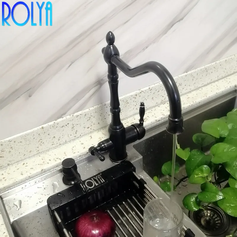 Rolya водофильтрация ORB смеситель для кухонной раковины 3 способа смесителя масло