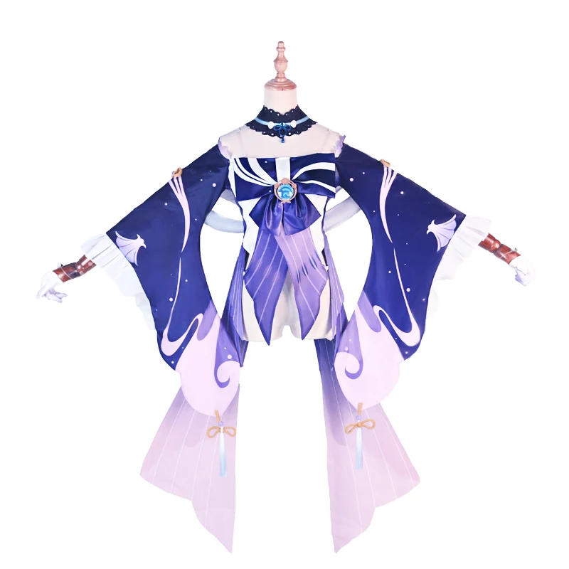 

Anime Genshin Impact ShanHuGongHaiXin Kokomi Game Suit Dress Uniform Cosplay Costume Halloween Carnival Outfit For Women NEW