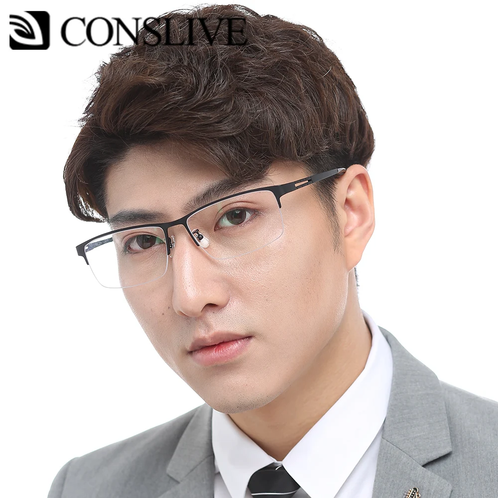 Очки по рецепту мужские титановые большие головы (PD 70 +) Большие прогрессивные