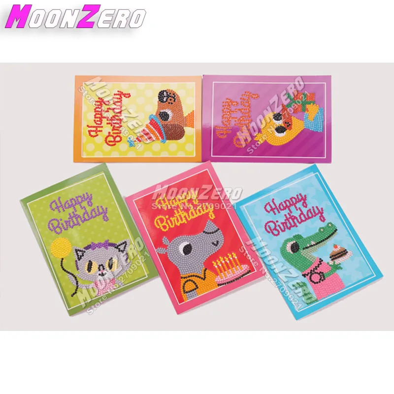 Алмазный живописный орнамент милый рисунок животного карта Мозаика из круглых