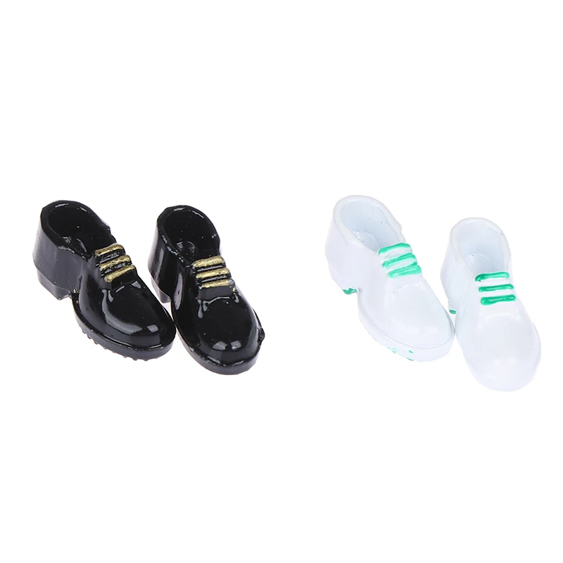 Новинка 1/12 сделай сам мини металлическая кожаная обувь имитационная модель