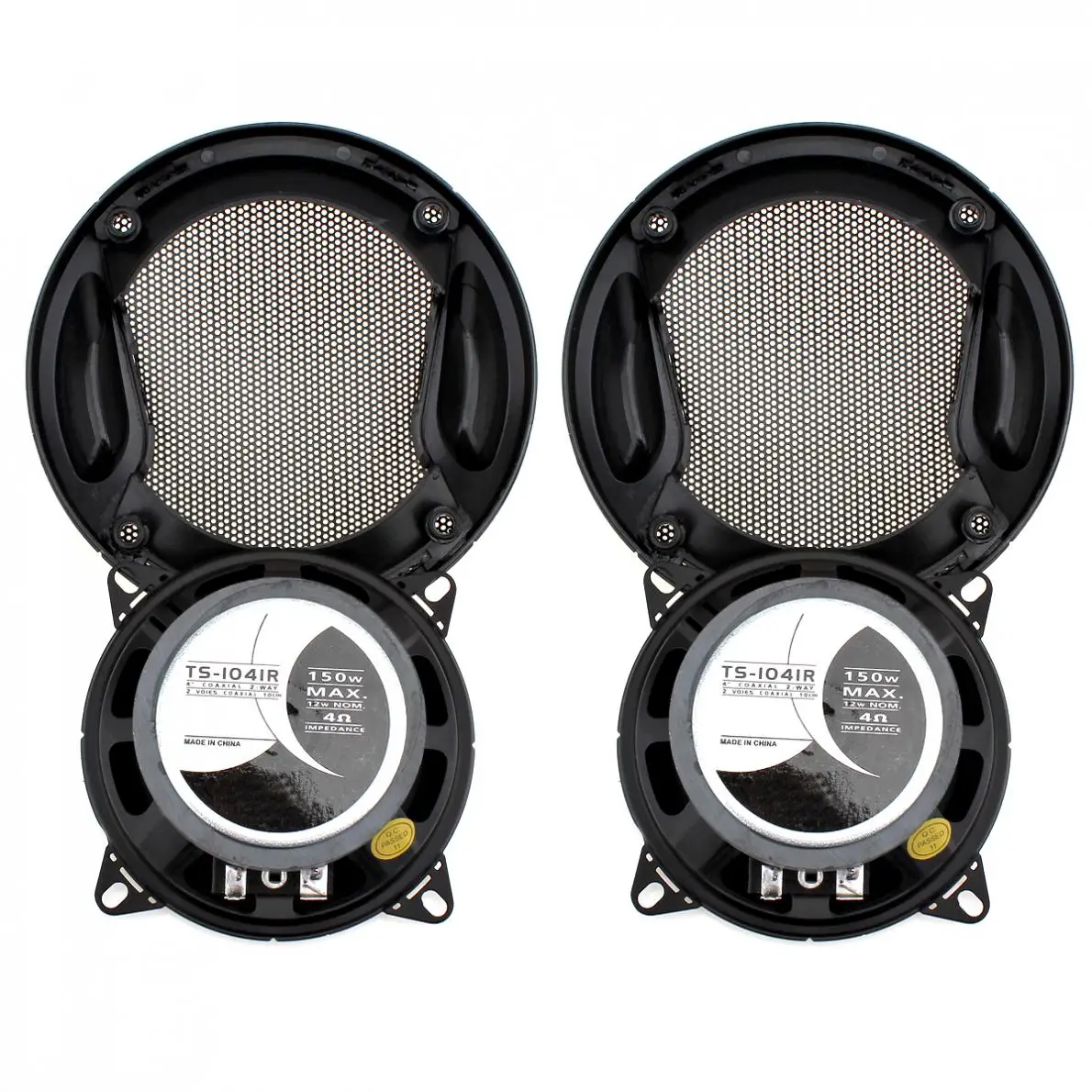 2 шт. 150 Вт двухконусный автомобильный коаксиальный звуковой сигнал Авто Аудио