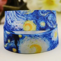 78 22mm1 25mm1 12 38mm3 75mm painting printed grosgrain ribbon party decoration 10 yards x 02520