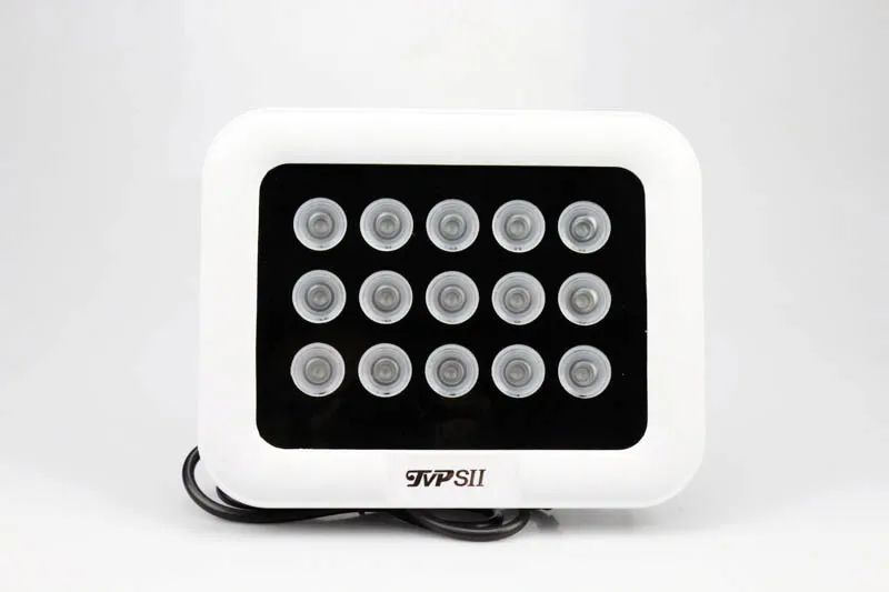 12V 3A черный белый металл Водонепроницаемый видеонаблюдения Камера 15 шт. 42mil