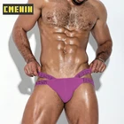 Мужские трусы джоки из мягкого хлопка, темно-синие Тонги, стринги, сексуальное нижнее белье для мужчин, гей-трусы BS3126, 2021