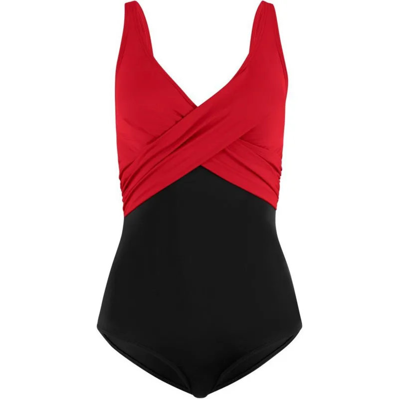 

New Sexy Slim Fit One-Piece Large Swimsuits Closed Plus Size Swimwear Push Up Women's Swimming Body Bathing Suit Pool Beachwear