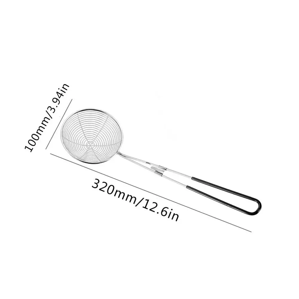 Stainless Steel Wire Leak Hot Pot Colander Small Size Fence Filter Pearl | Дом и сад