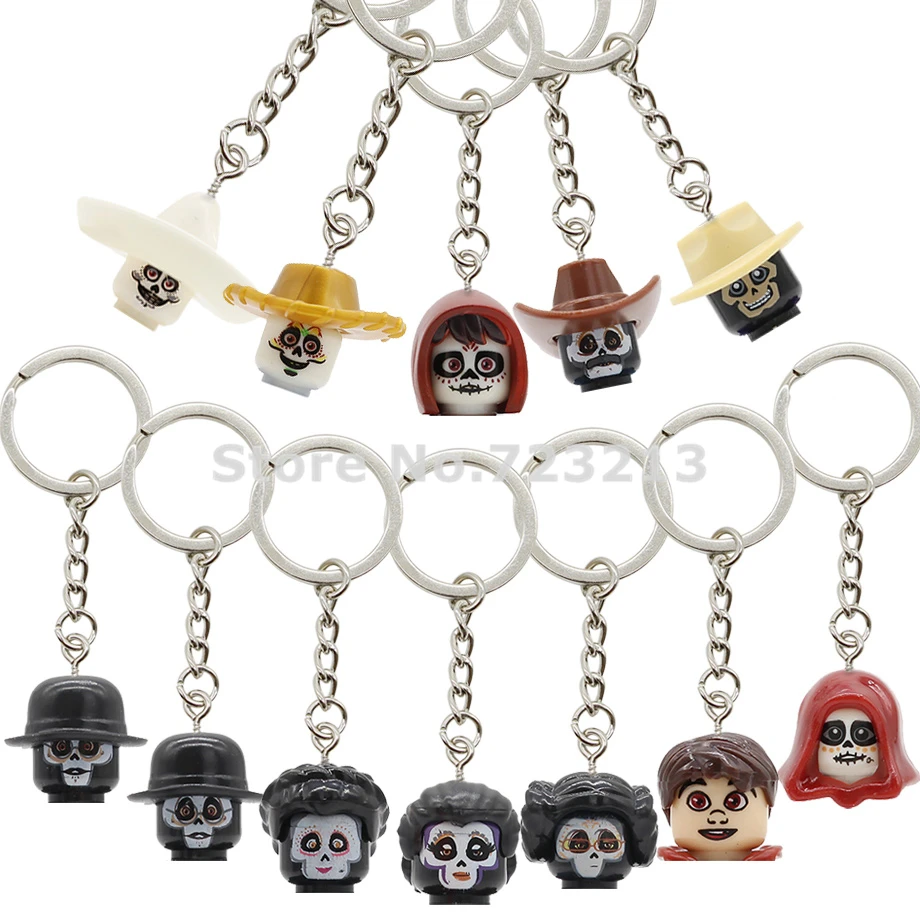 Feleph одна Мексиканская серия фильмов фигурка голова брелок модель строительные