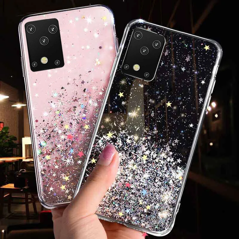 Luxury Bling Glitter Star Case For Samsung Galaxy S20 Ultra S10 S9 Plus Note 10 9 A10 A20 A30 A40 A50 A70 A80 A20E Phone Cover |