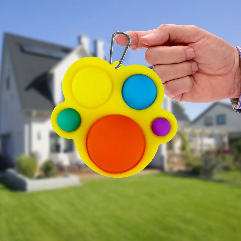 

Washable Portable Fun Decompression Toys Stress Reliever Push Bubble Sensory Toys for Focus Concentration Training