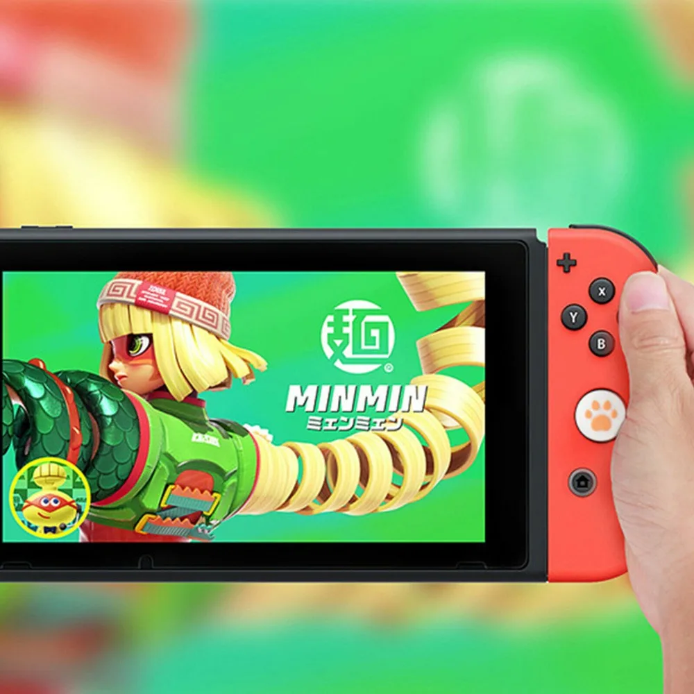 Милый медведь Nintendo switch Joy-Con фиксирующими проезд захваты для шапки Kawaii