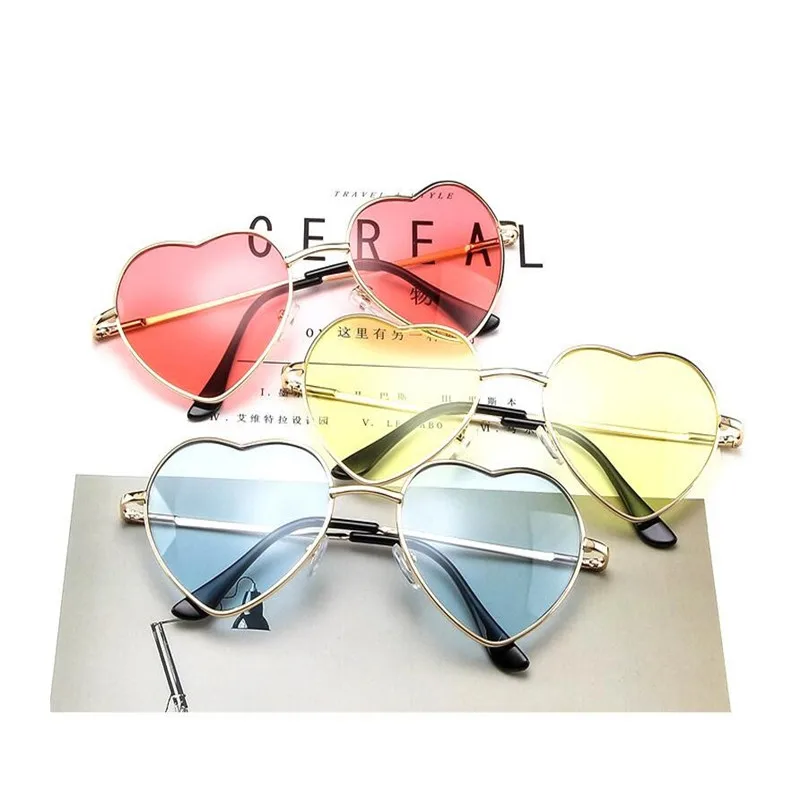 Женские винтажные солнцезащитные очки в форме сердца | Аксессуары для одежды
