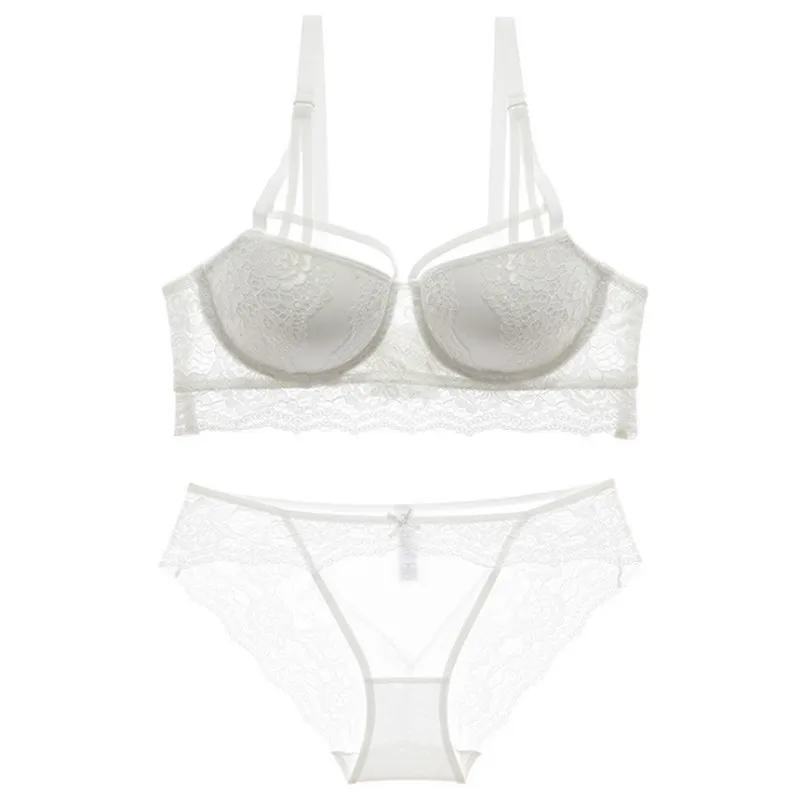 

Female lingerie Women's Sexy Lace Bra Underwear Suit Embroidered Push-up Bra