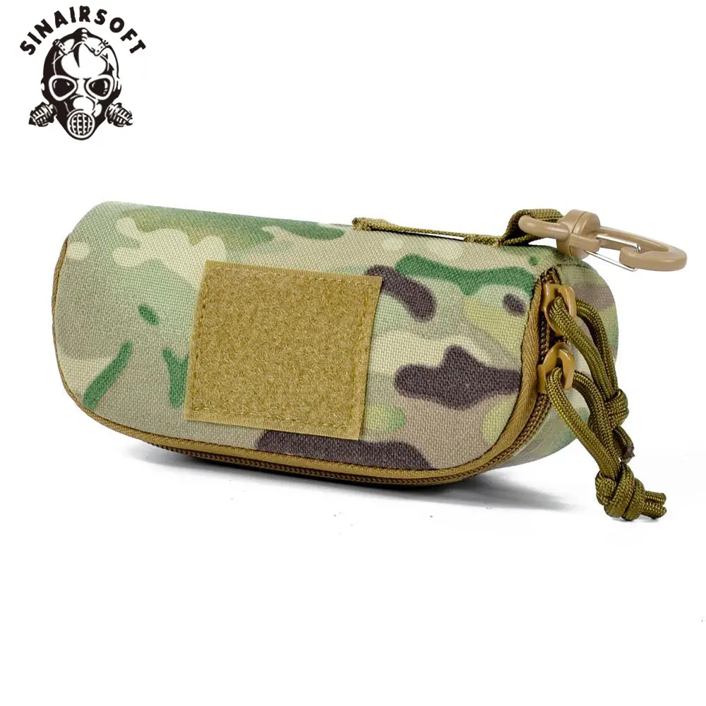 Нейлоновая тактическая сумка для очков 1000D жесткий водонепроницаемый мини Чехол