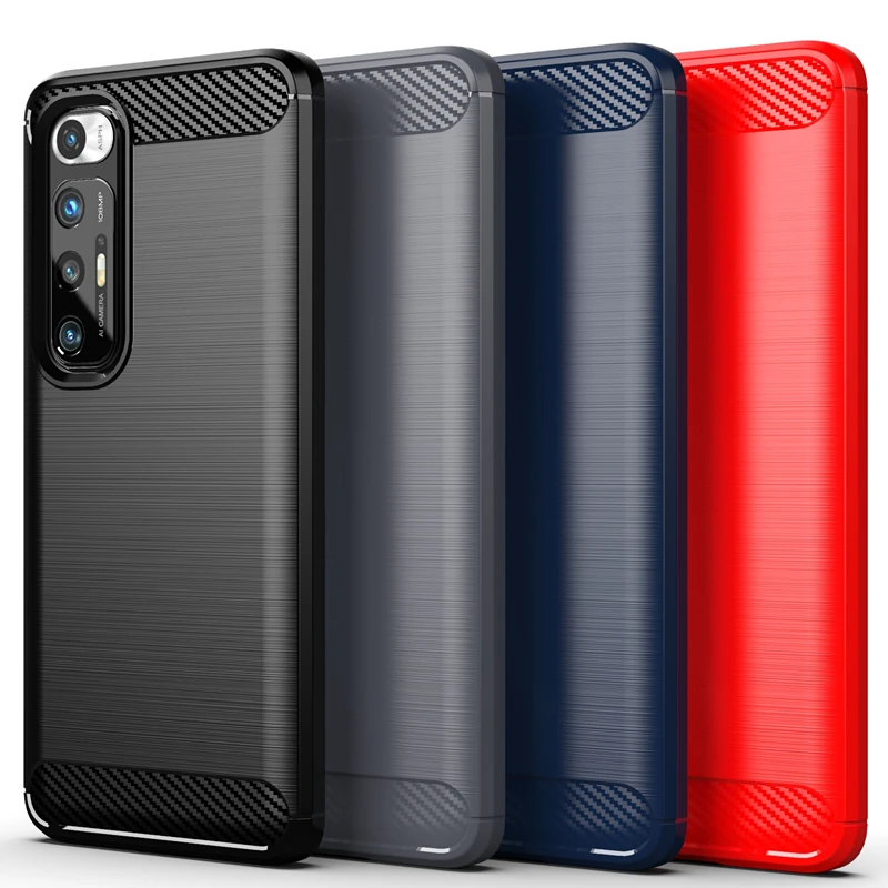 

Shockproof Rubber Matte Thin Case for Xiaomi Mi 10S 11 10T Pro Note 9 Redmi 9 4G 9T 9C 9S Poco X3 NFC F3 K40 Phone Bag