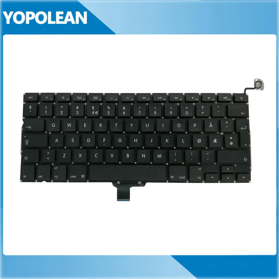 5 шт./лот новая норвежская Клавиатура для Macbook Pro 13 &quotUnibody A1278 2009 2010 2011 2012|Клавиатуры