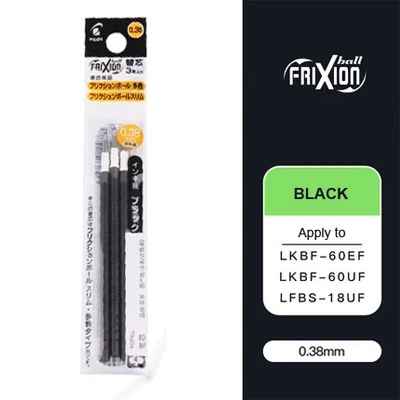 0.38mm 2pack AS PIC 2 штуки пилот ручка frixion 3 в 1 со стирающимися чернилами гелевая ручка 3 цвета 0,5 мм LKFB-60EF 0,38 мм LKFB-60UF пастельных Цвета(Япония - Цвет: 0.38mm 2pack AS PIC