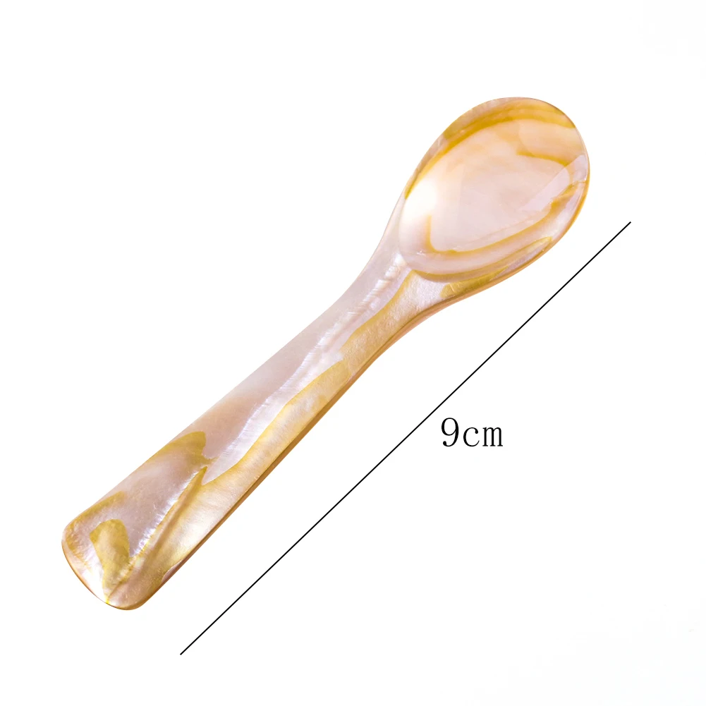 1 шт. природный раковины мороженое Кофе ложкой деревянной перламутр ракушки