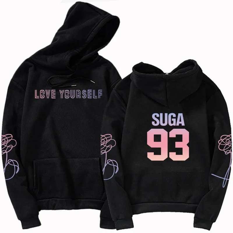 Jungkook худи унисекс kpop jung kook толстовки 97 Толстовка любовь себя кофта K POP XL для