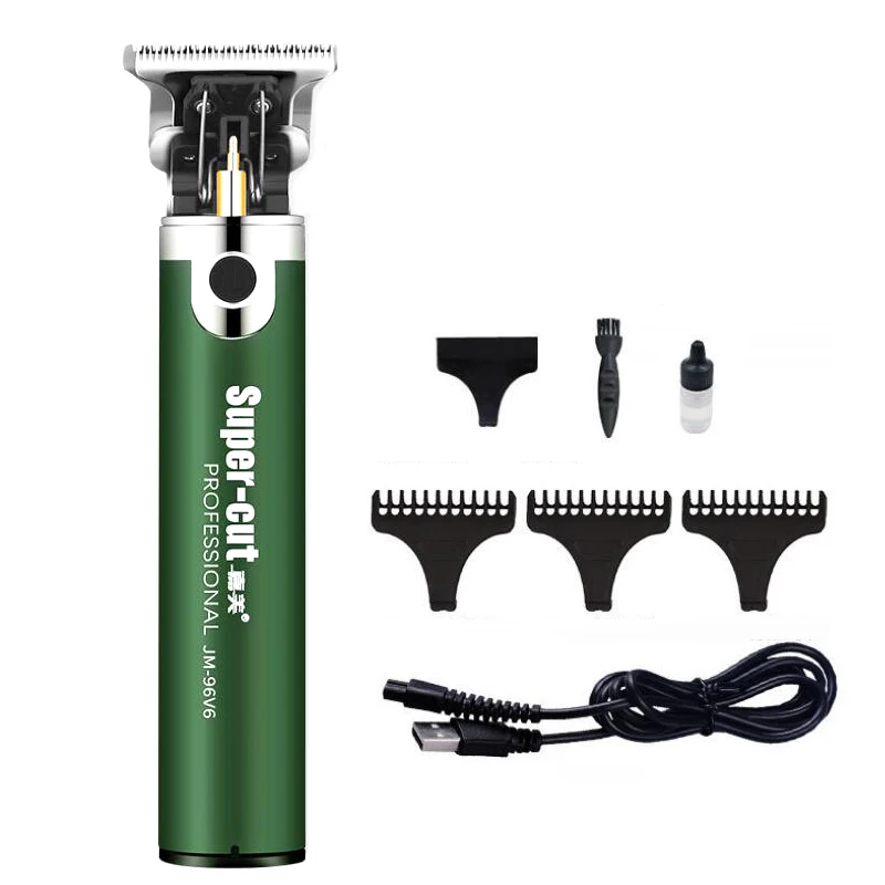 Закрытый режущий цифровой триммер для волос перезаряжаемая электрическая