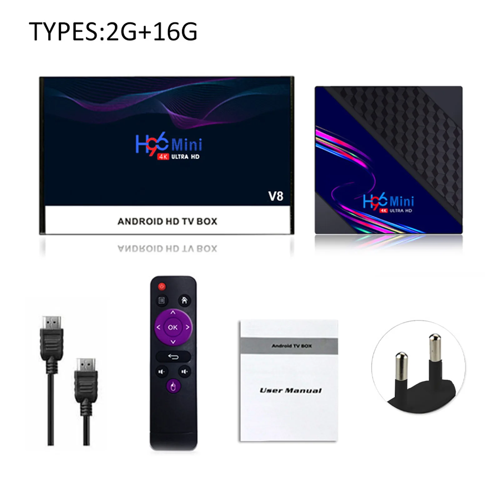 

Video RK3228A Quad Core Home Theater Memory Dual USB2.0 3D 4K Ultra HD Wifi 2.4G Media H.265 TV Box Smart For Android 10.0