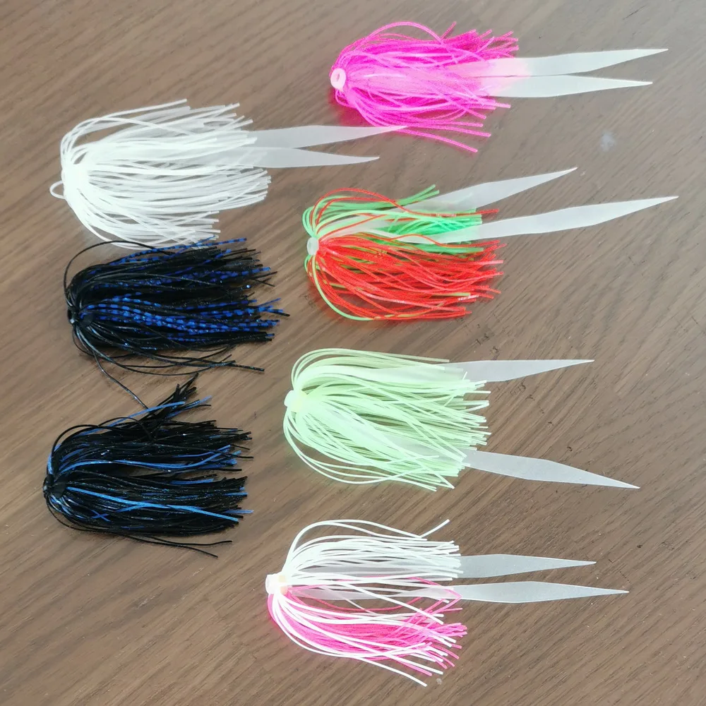 7 шт. силиконовые сменные рыболовные приманки 40 нитей | Спорт и развлечения