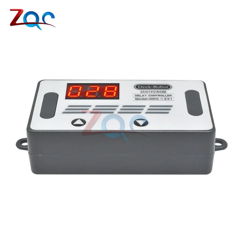Цифровой светодиодный дисплей постоянного тока 12 В реле времени с задержкой