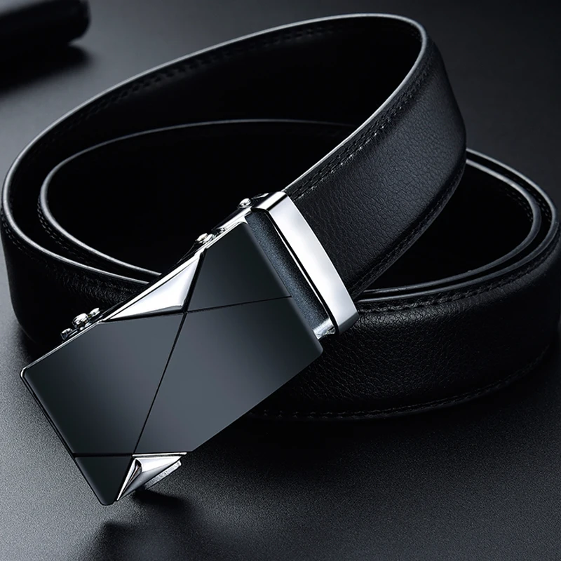 

2021 Famous Brand Belt Men Top Quality Genuine Luxury Leather Belts for Men Strap Male Metal Automatic Buckle men belts