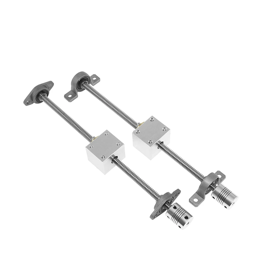3d printer parts t8 lead screw 200300400500mm optical axis kp08 kfl08 scs8uu coupling 5 8mm bearing mounting bracket free global shipping