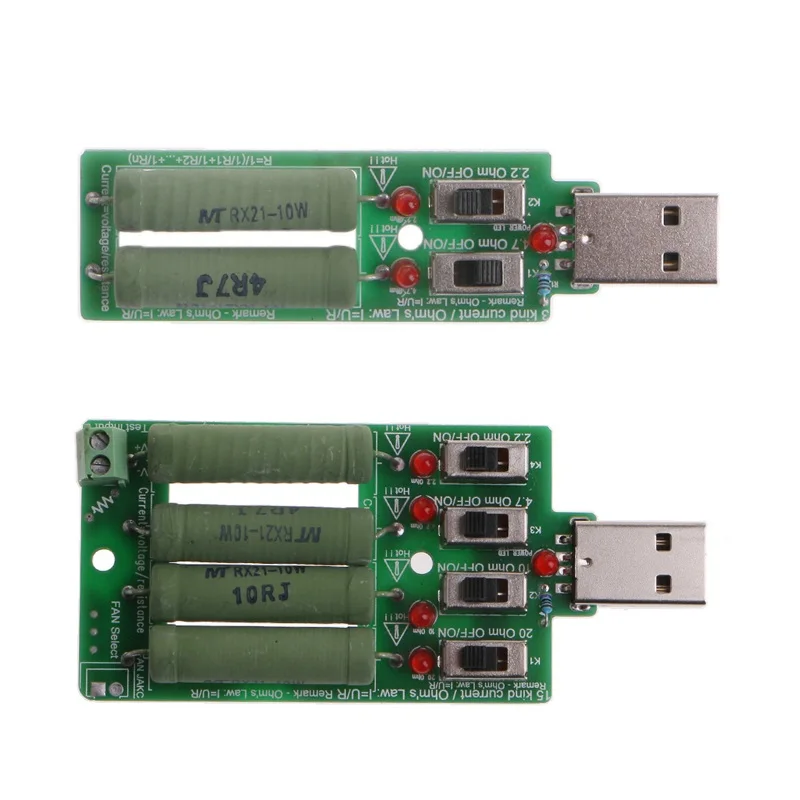 2018 Регулируемый 3/15 ток USB нагрузочный резистор Сопротивление разряда тестер