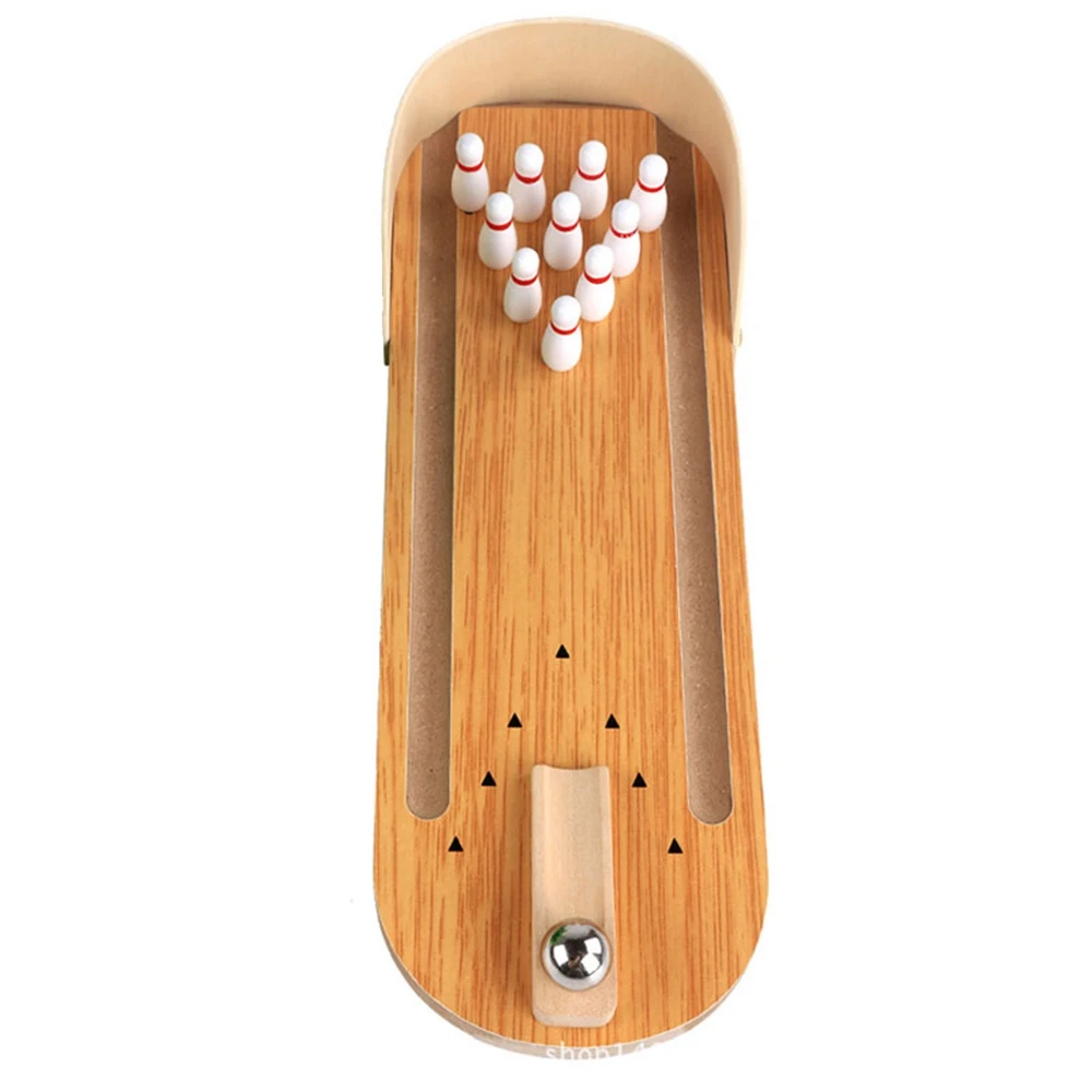 13 шт./компл. деревянная настольная игра для боулинга веселая домашняя