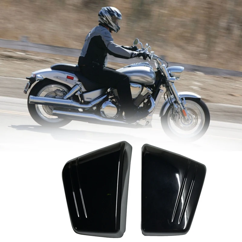 

Motorcycle Fairing Battery Side Cover for Honda VTX 1800 C VTX1800C 2002-2008 Black