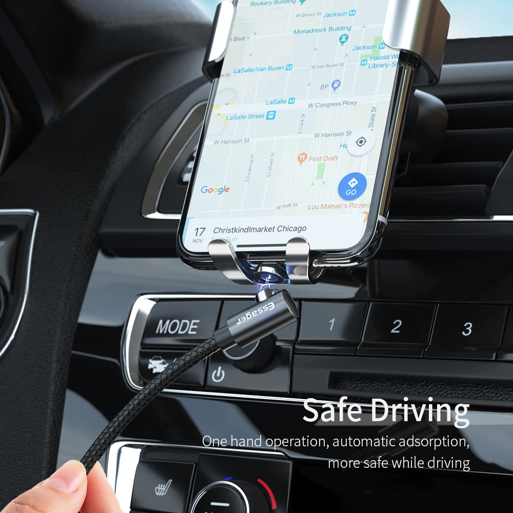 Essager 1/2 м Магнитный кабель Micro usb type C адаптер зарядное устройство Быстрая зарядка для iPhone 11 XR X Xiaomi Redmi Магнитный шнур для телефона
