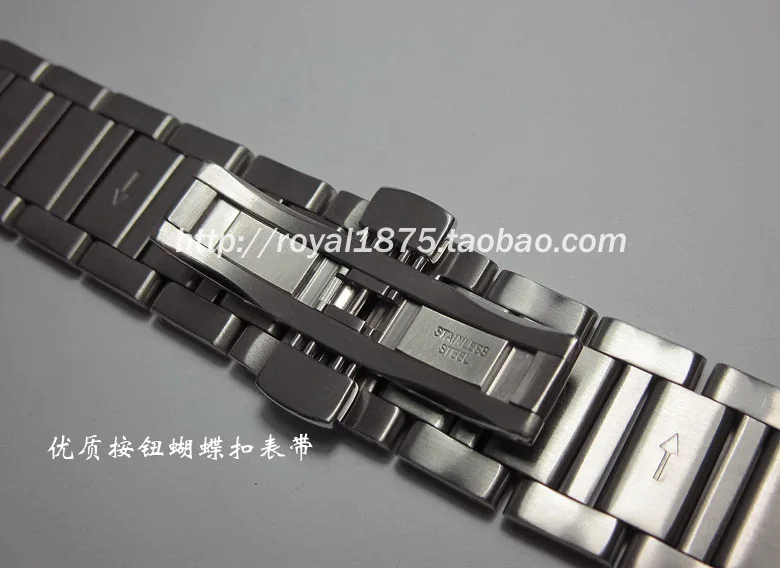 Ремешок для часов из нержавеющей стали 22 мм высокое качество часы-браслет