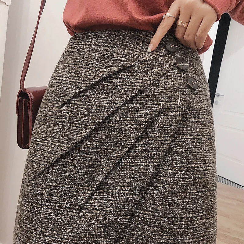 Mishow Зимние Юбки MX18D1617 | Женская одежда