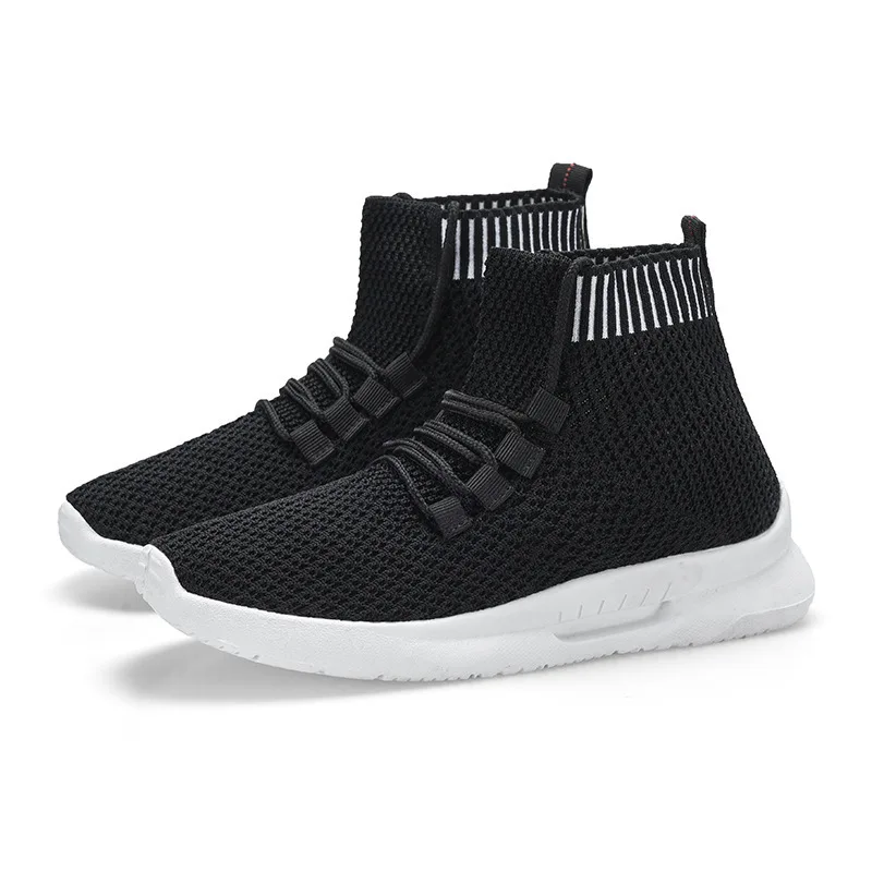 

Women's shoes, knitted socks, sports shoes, women's spring and summer high-top women's large size 36-40 light shoes, flat shoes