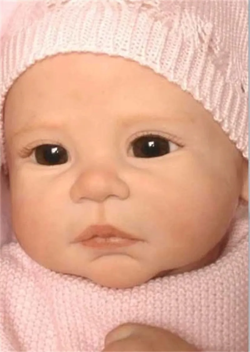 

17inch Reborn Doll Kit Lana Limited Edition With Eyes And Cloth Body DIY Doll Blank Accessories