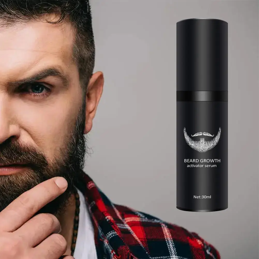 

Beard Growth Oil Activator Serum Balm For Hair and Serum Organic Thickness Regrowth Beard Growth For Bearded Men E6A5
