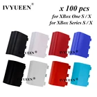 IVYUEEN 100 шт. Замена Корпус Дверь Крышка батарейного отсека для Xbox One серии X контроллера Xbox One S Батарея оболочки крышки сзади чехол белого цвета оптовая продажа