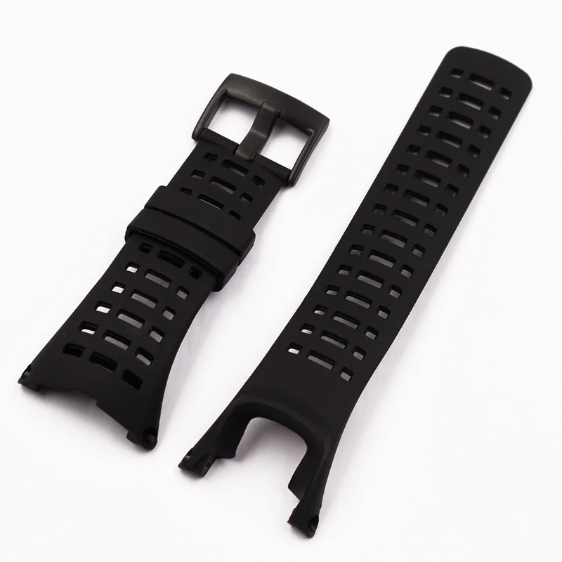 Watch Accessories Rubber Silicone Strap  For Suunto Ambit 3 Peak - Ambit 2 Buckle Rubber Watchbands Correa Men's Watch Band