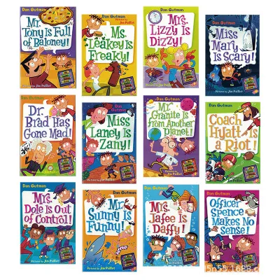 Мой странный School Daze 12 коробка для книг комплект английские книги Для детей