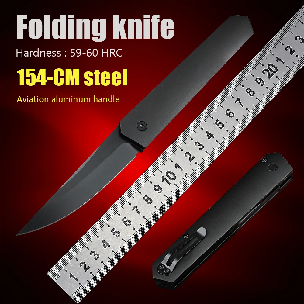 

Pocket knife self defense weapons otf automatic knife tactical military folding knife titanium edc utility knife survival