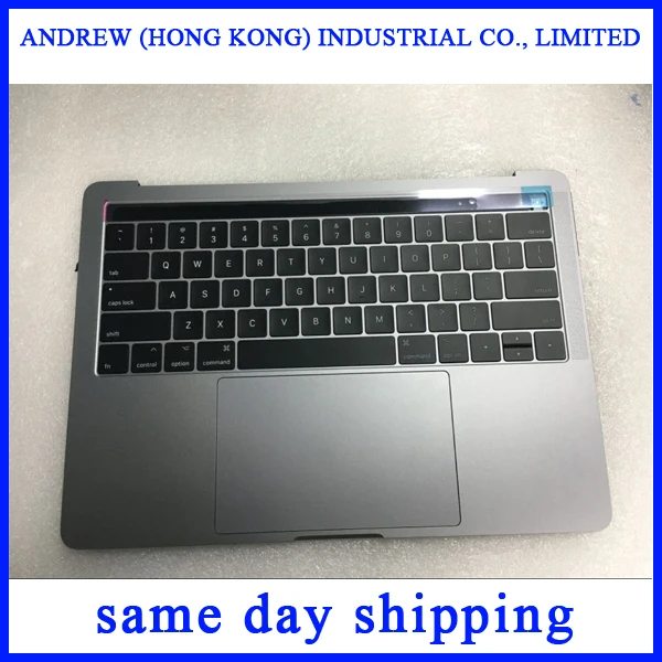 Оригинальный Новый чехол для Macbook Pro Retina 13 3 дюйма A1706 Topcase с клавиатурой и