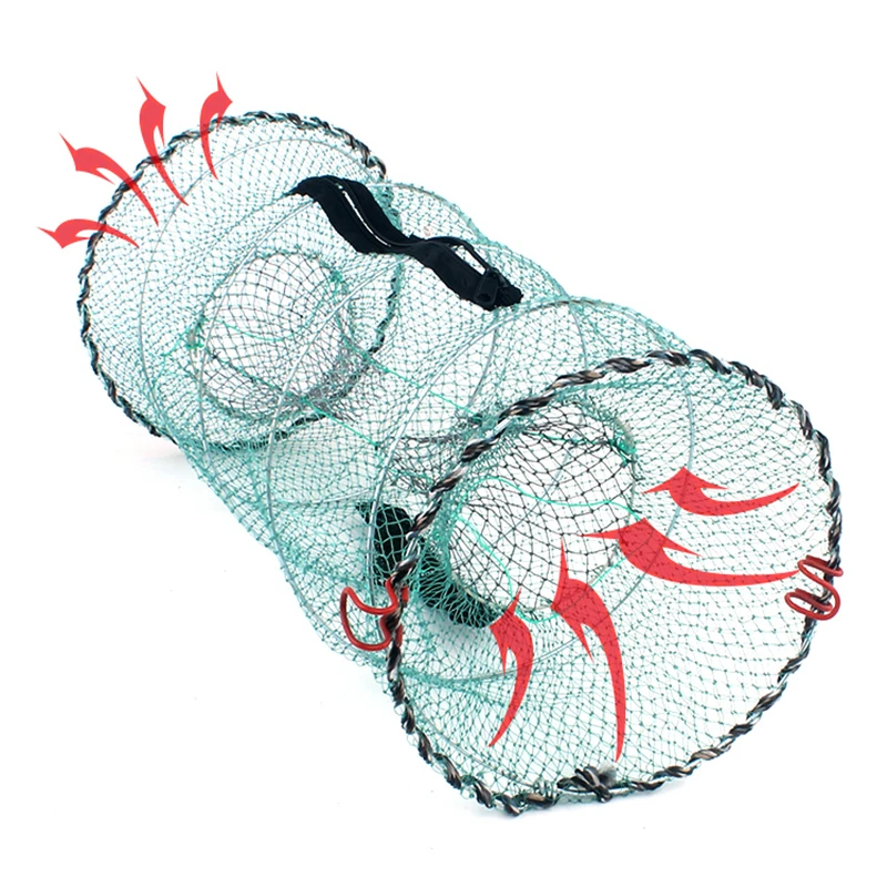 Shrimp Net Crab Cage Nylon Automatic  Catch FishCage Foldable Catch Fish Net enlarge