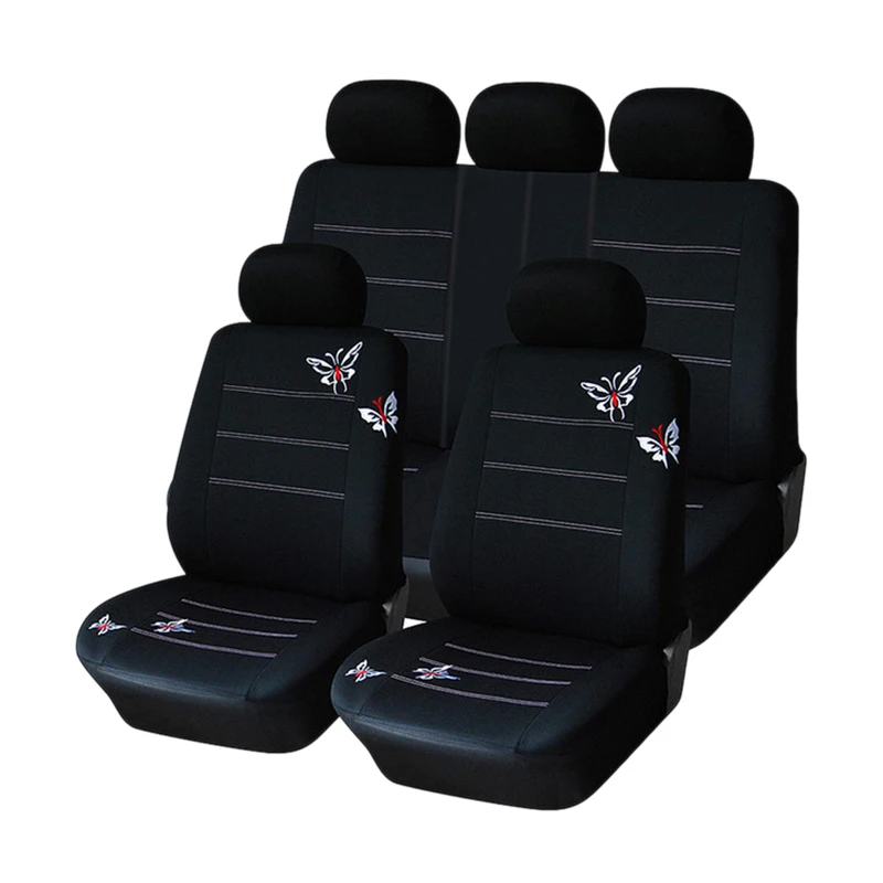 9 шт. универсальный чехол для сиденья автомобиля декоративная Защитная крышка с