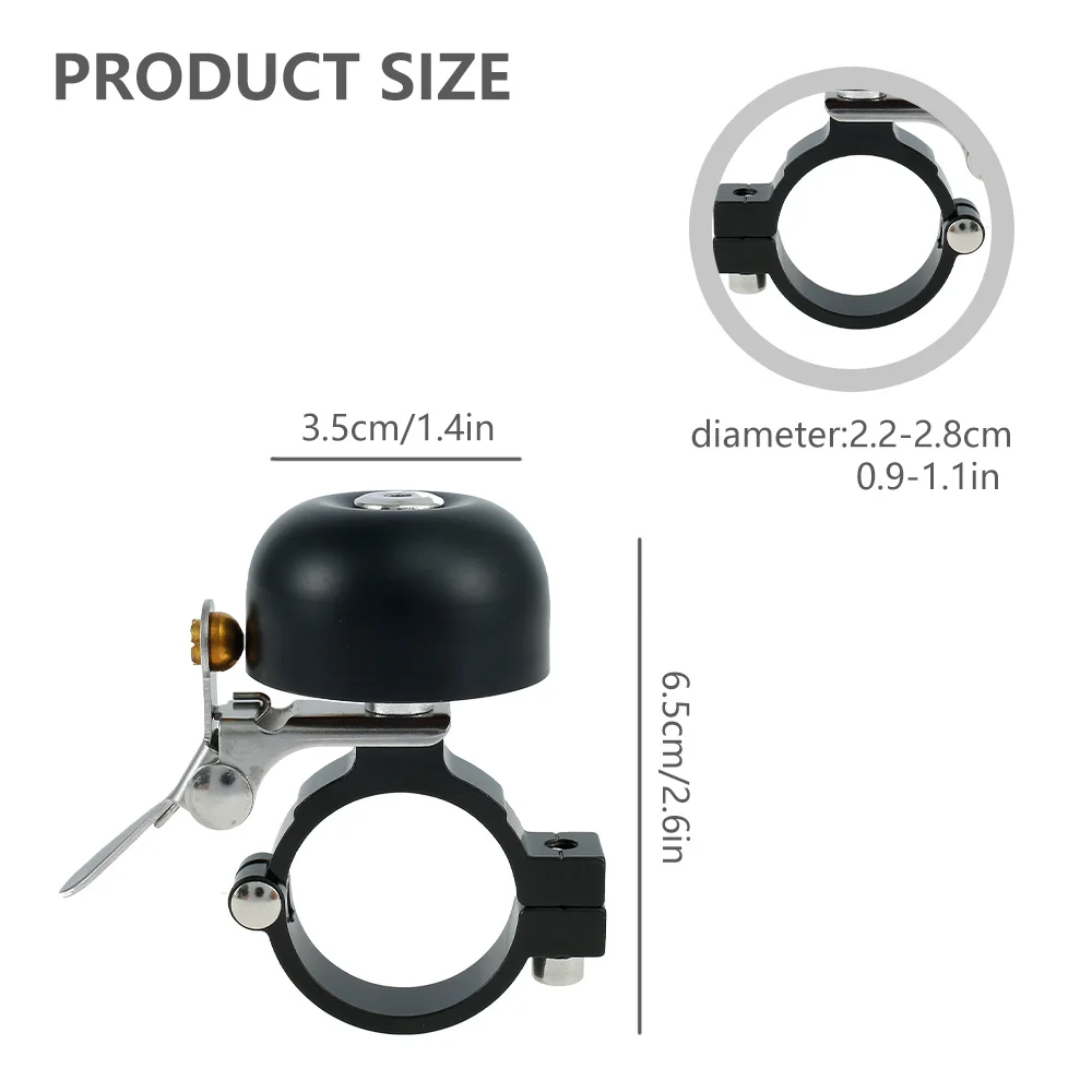 Звонок велосипедный в стиле ретро звуковой сигнал на руль велосипеда безопасный