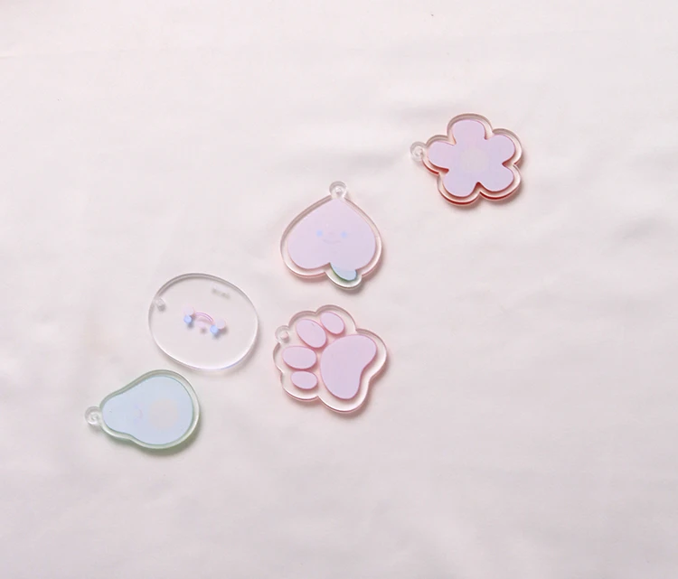 2 шт. акриловые подвески для ключей и сережек | Украшения аксессуары