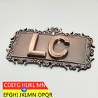 Дверные таблички, домашнее имя, буквы, наклейки с номером дома, АБС-пластик, под заказ, для домашних ворот, гостиничных комнат, ярлык, DIY цифры на почтовый ящик дома номера американсике подкова на дверь дома для номер