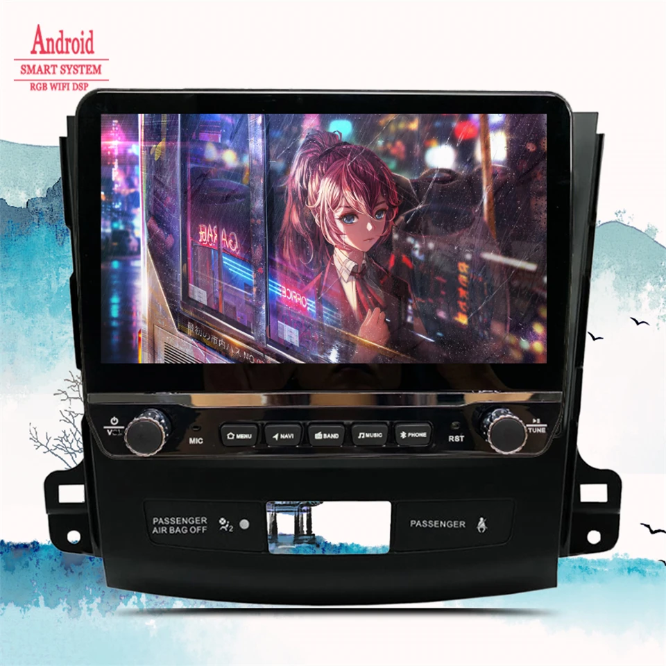 Автомагнитола 2 Din мультимедийный видеоплеер на Android 11 0 4G LTE для Mitsubishi Outlander XL 2005 2006